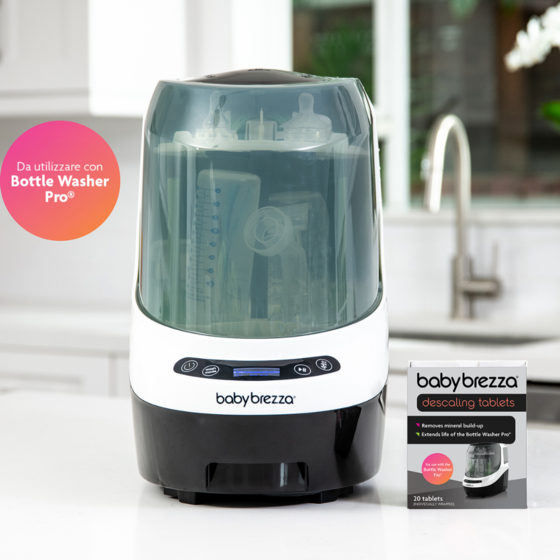 Baby Brezza Pastiglie Decalcificanti per Bottle Washer Pro e per TUTTE LE MARCHE di lava-biberon  (hover)
