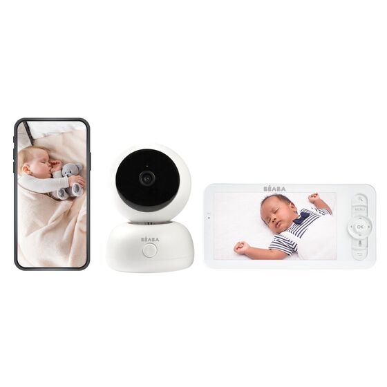BÉABA® Zen Premium – baby monitor video Full HD 360° con visione notturna 