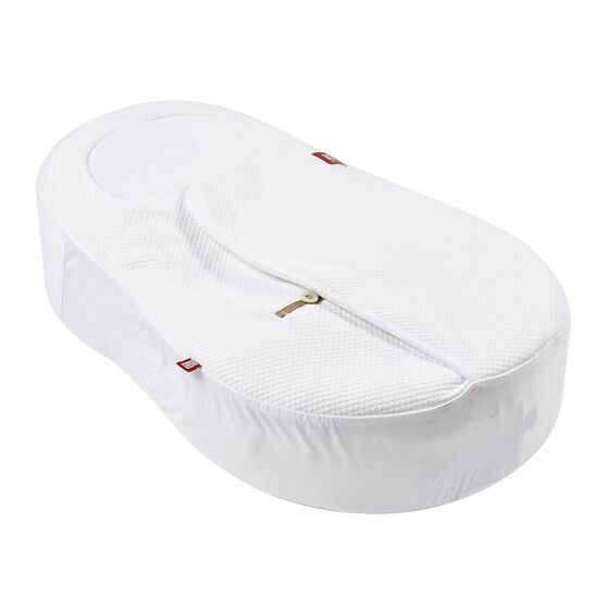 Copertura leggera per materassino Cocoonacover™ Fleur de Coton® bianco 