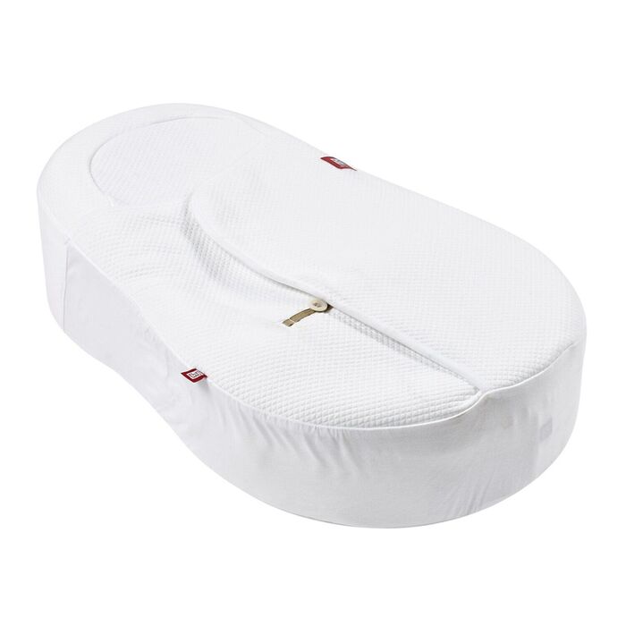 Copertura leggera per materassino Cocoonacover™ Fleur de Coton® bianco 