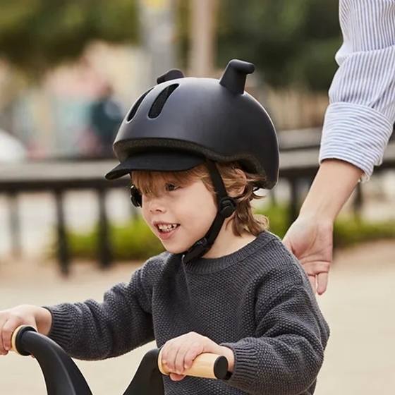 Casco protettivo per bambini Liki con corna, regolabile 45–50 cm  (hover)