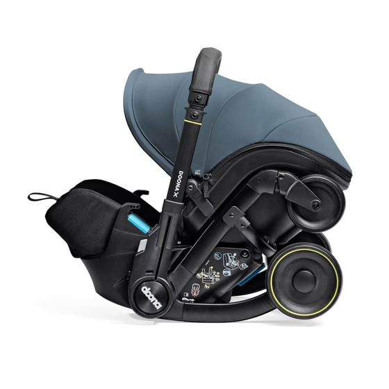 Seggiolino auto 2 in 1 Doona X — 3 posizioni reclinabili (seggiolino auto + passeggino) 