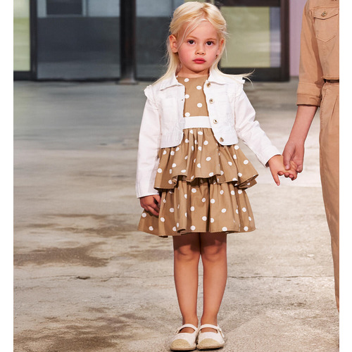 Vestito a pois per bambina 