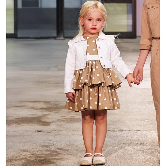 Abito a pois per bambina 