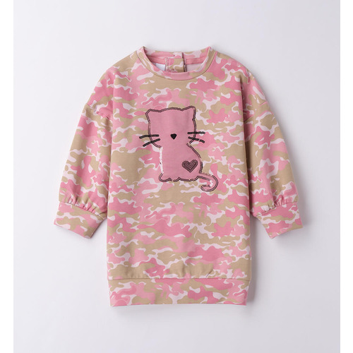 Abito bambina con gatto 