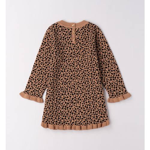 Abito bambina leopardato 