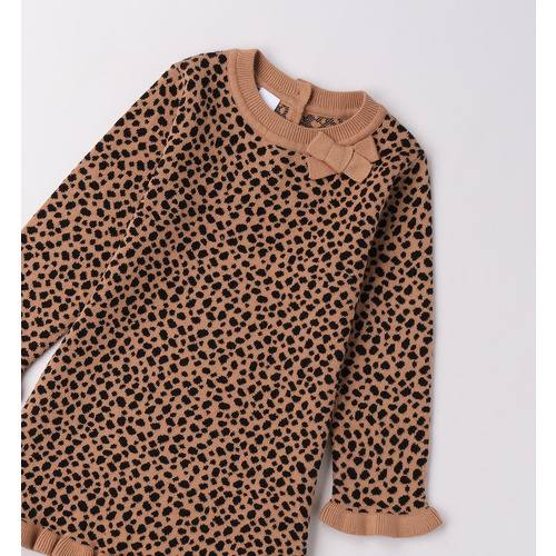 Abito bambina leopardato 