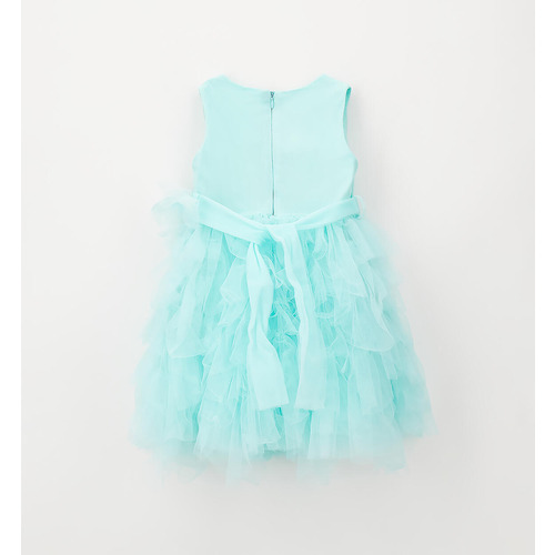 Elegantes aquamarin Kleid für Mädchen iDO 