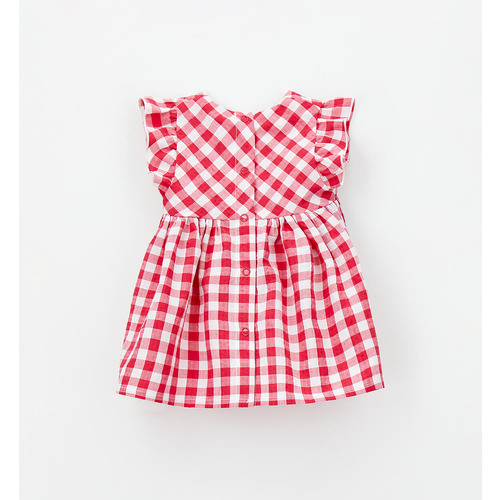 Abito estivo bimba neonata iDO rosso 