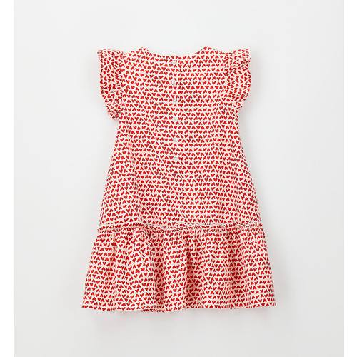 Abito estivo iDO per bambina color rosso 