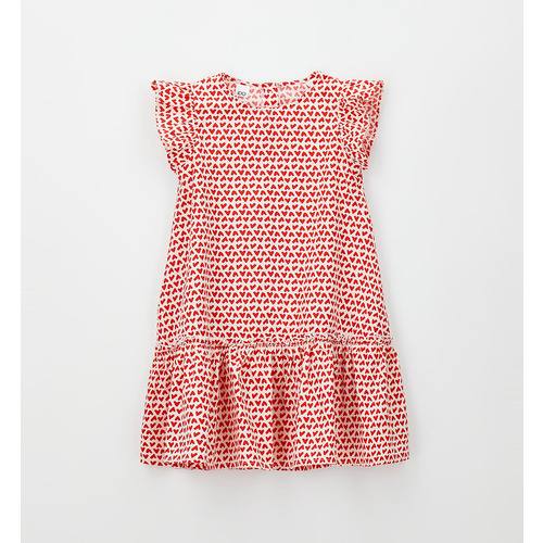 Abito estivo iDO per bambina color rosso 