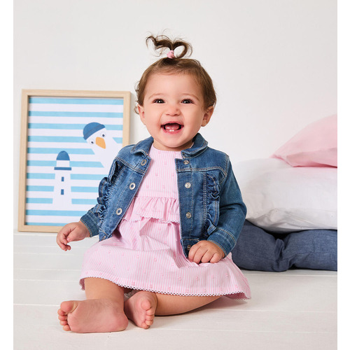 Abito estivo rosa per neonata iDO 