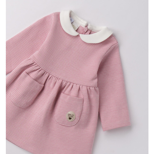 Abito elegante neonata rosa antico iDO 