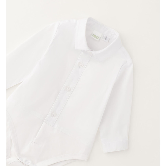 Body camisa iDO recién nacido blanco  (hover)