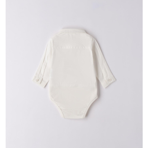 Body camicia neonato iDO - Panna 