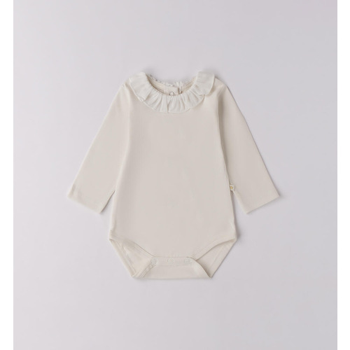 Body per neonata iDO - Bianco Crema 