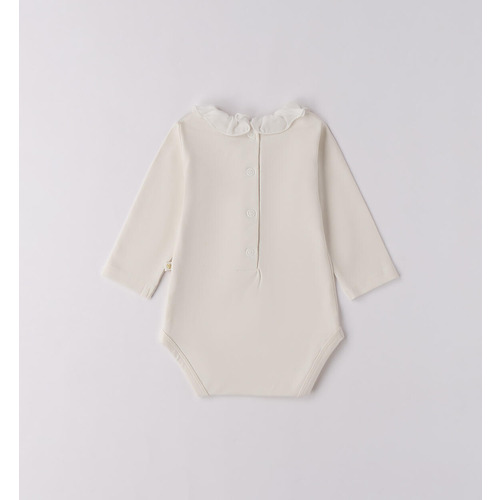 Body per neonata iDO - Bianco Crema 