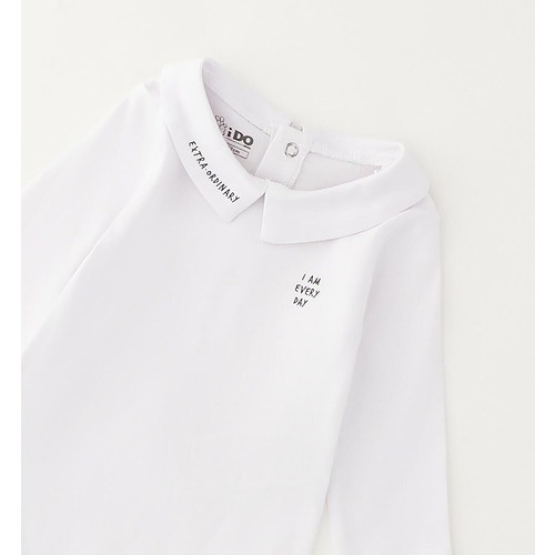 Body neonato iDO Bianco 