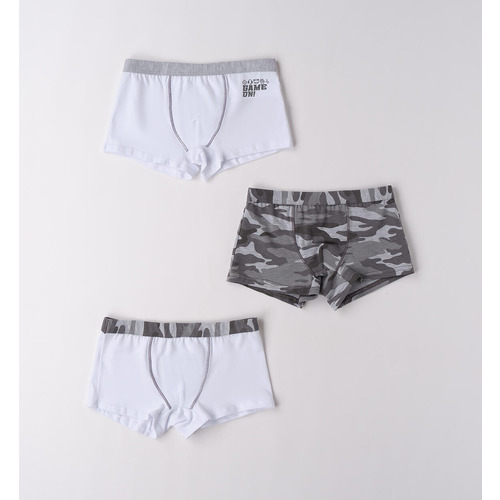 Boxer per bambino iDO grigio 