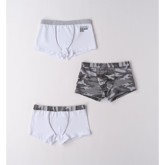 Boxer per bambino iDO grigio 
