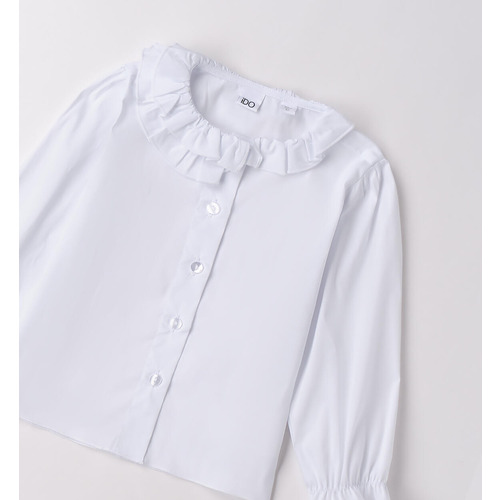 Camicia elegante bianca da bambina iDO 