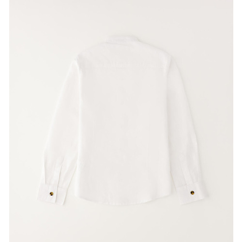 Camicia coreana bianca per ragazzo iDO 