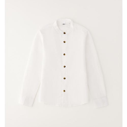 Camicia coreana bianca per ragazzo iDO 