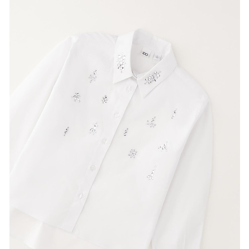 Camicia bianca da ragazza iDO 