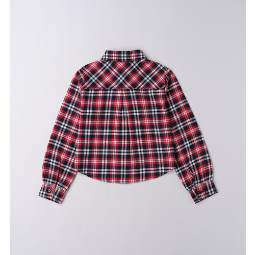 Camisa a cuadros para niña iDO ROSSO 