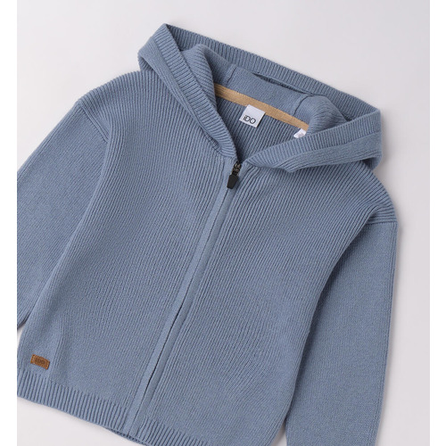 Cardigan con cappuccio 