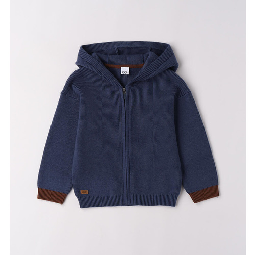 Cardigan con cappuccio 