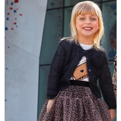 Cardigan iDO für Mädchen schwarz 