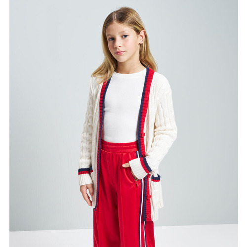 Cardigan iDO Mädchen in hellem Creme 