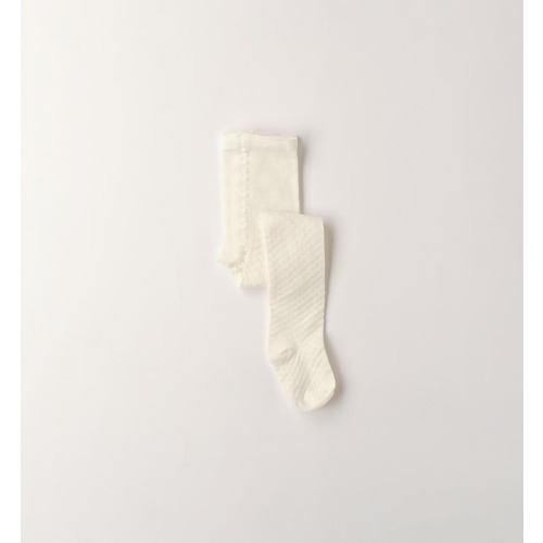 Strumpfhose Neugeborene Cremefarben iDO 