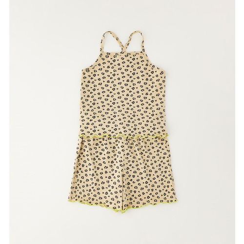 Ensemble d'été iDO pour fille, beige doux 