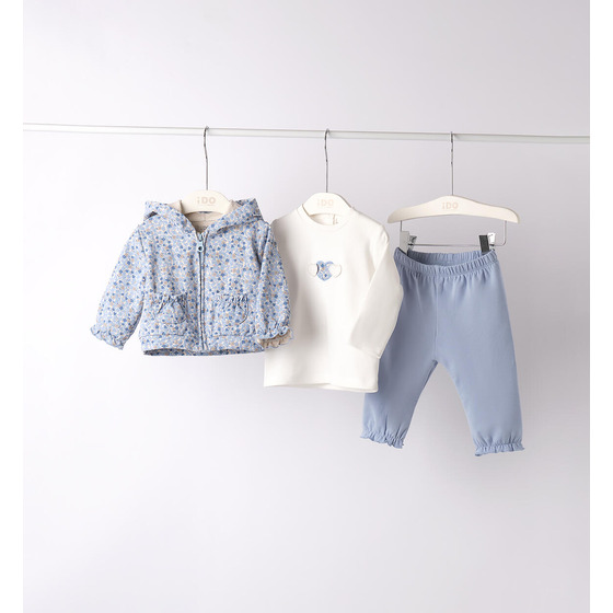 3-piece baby girl outfit 
