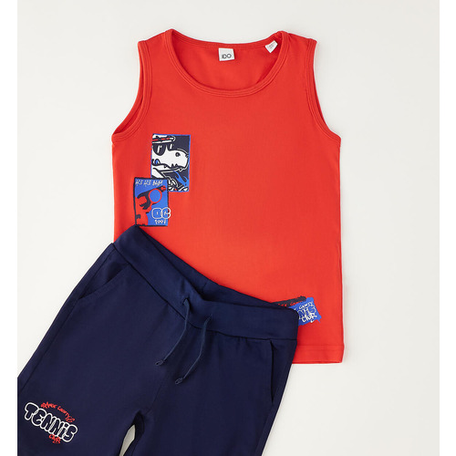 iDO 100% Cotton Boy's Set, Red 