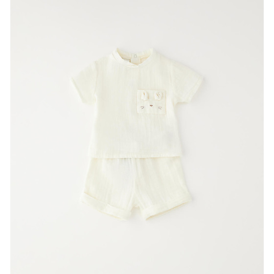 100% cotton baby outfit 
