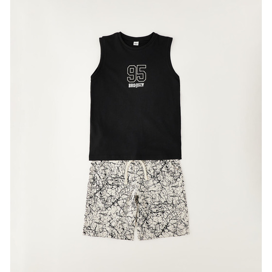 100% cotton boy's outfit 