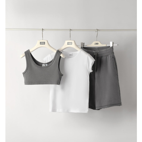 Ensemble iDO 3 pièces pour fille, Blanc 