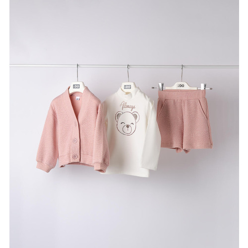 3-teiliges Mädchen-Set iDO, Hellrosa 