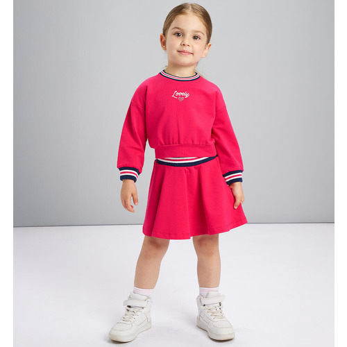 Conjunto iDO de niña con falda 