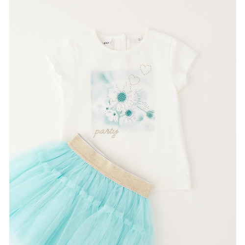Conjunto iDO de niña con falda 