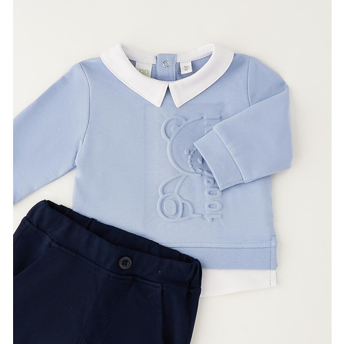 Completo neonato iDO azzurro 