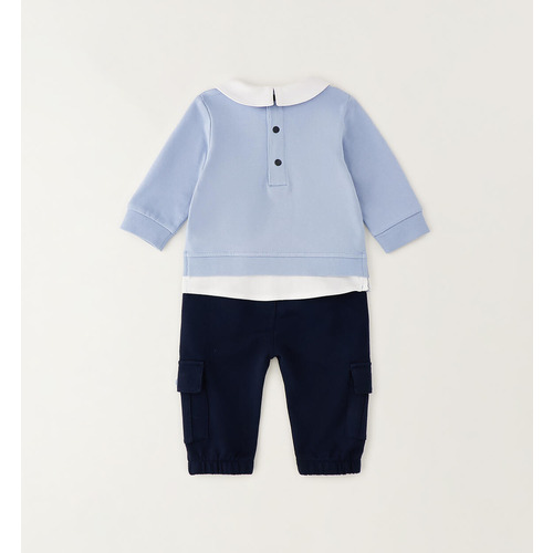 Completo neonato iDO azzurro 