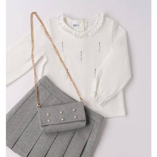 Elegante conjunto iDO para niña, crema 