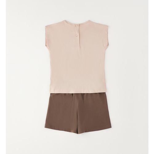 Sommer-Set iDO für Mädchen, staubrosa 