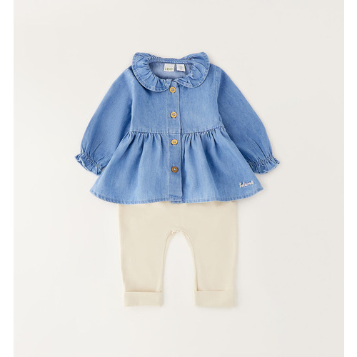 Conjunto bebé iDOMini - Stone Bleach 