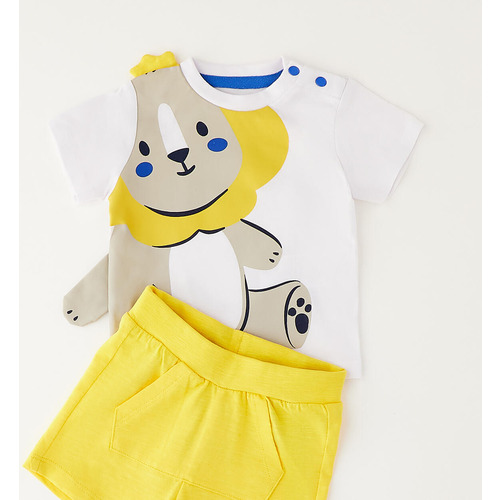Ensemble bébé iDO 100% coton, BLANC 