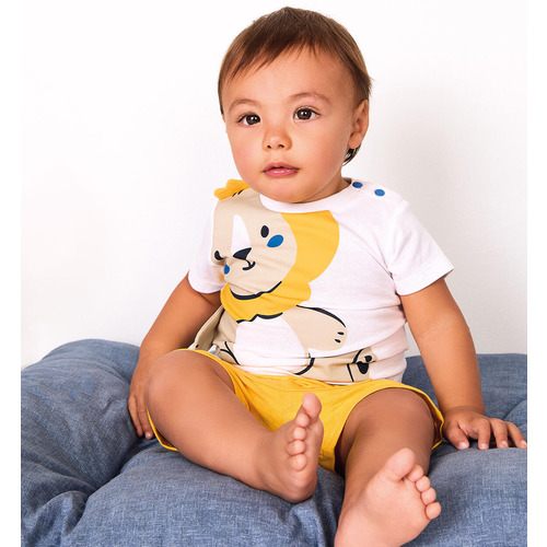 Ensemble bébé iDO 100% coton, BLANC 